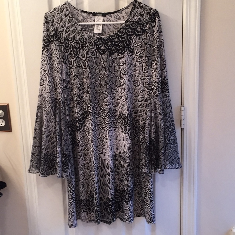Black and white dress